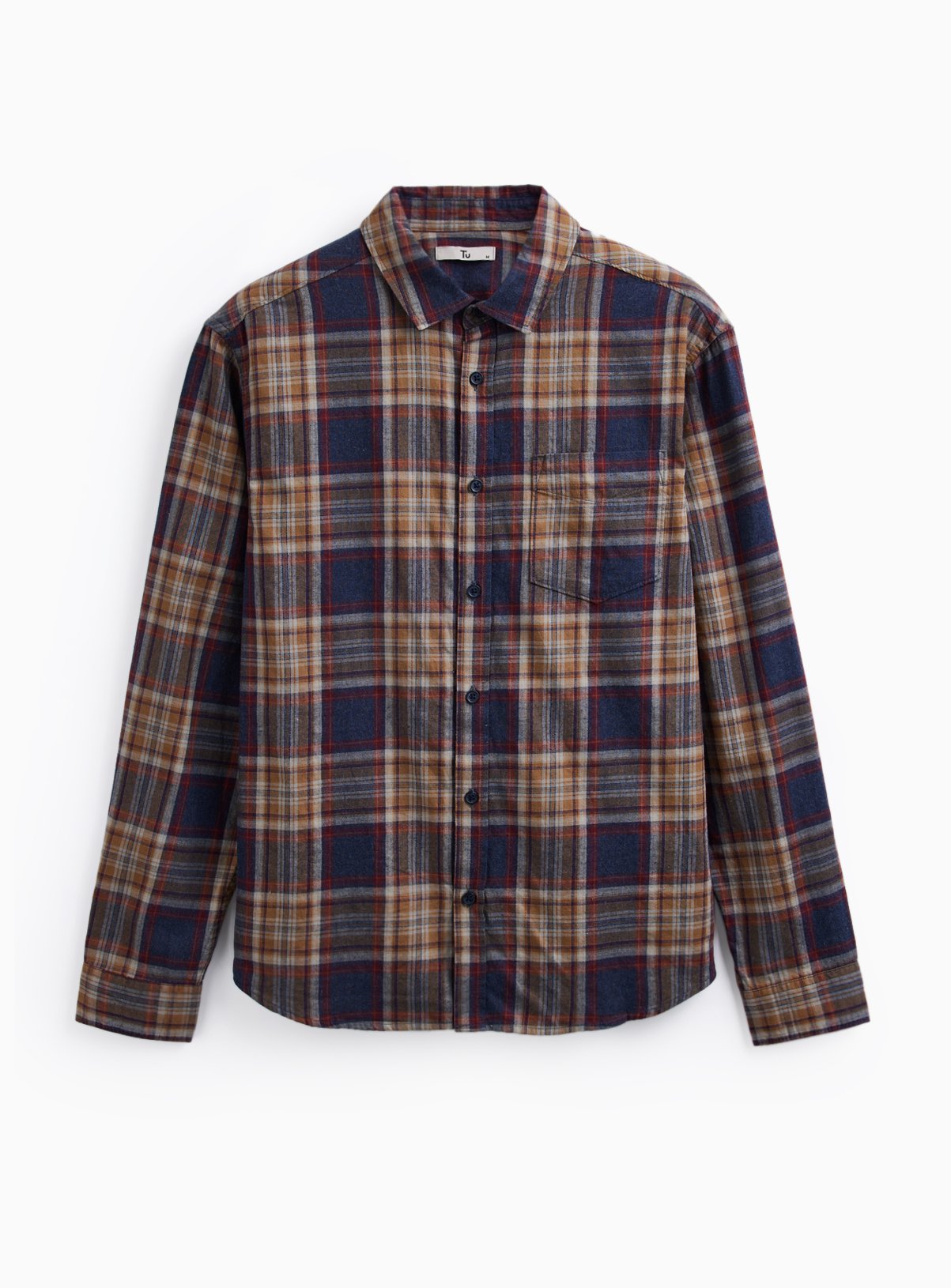 Multi-Check Brushed Cotton Shirt XXXL - Image 2 thumbnail